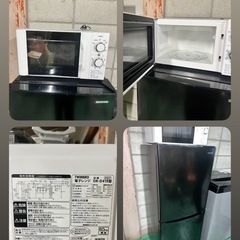 A778♠️⭐️配送設置可🙌 ⭐️冷蔵庫、洗濯機、レンジセット　2022／23年の画像