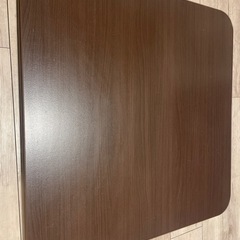 こたつテーブルのみ　天板　リバーシブル　茶系の画像