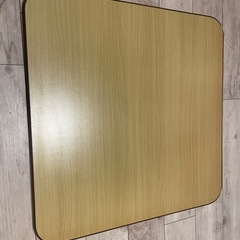 こたつテーブルのみ　天板　リバーシブル　茶系の画像