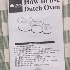 ⭐️お取引中⭐️logos ダッチオーブン　鉄鍋の画像