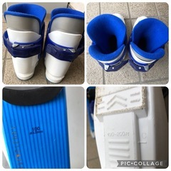 2点セット★子供用　スキー板、スキーブーツの画像