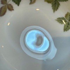 A7179【ウェッジウッド】ワイルドストロベリー ピオニー 3点セット カップ ソーサー 黒壺の画像