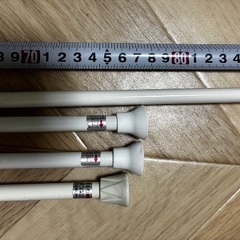 突っ張り棒５本セット　中古品の画像