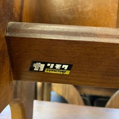 12/25まで店頭商品一部を除き半額クリスマスSALE!!開催中　サ2512-220 カリモク ヴィンテージ コロニアル スリッパラック キズ汚れ有りの画像