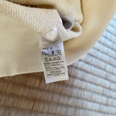 パーカー　レディース アイボリー　オフホワイト　S 　の画像