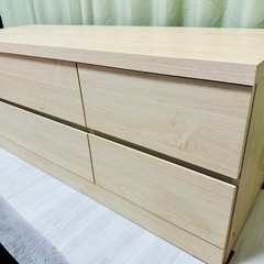 【引き取りに来れる方限定】2段チェストをお売りします。の画像