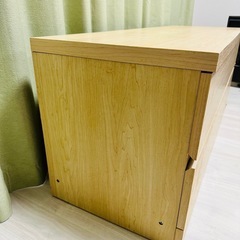 【引き取りに来れる方限定】2段チェストをお売りします。の画像