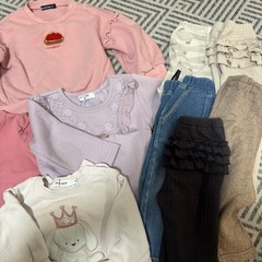 女の子　80 90 秋冬物　まとめ売りの画像