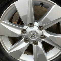 150系プラド後期純正タイヤホイールの画像