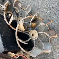 【ホリダソウコ】水田鉄車輪　トラクター　直径70センチの画像