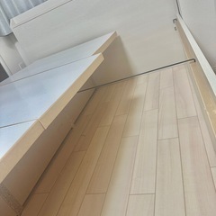 ダブルベットフレーム　ニトリの画像