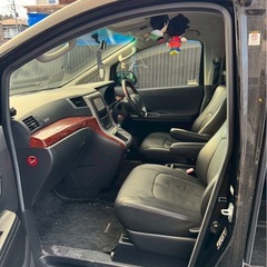 ヴェルファイア2.4  人気ブラック　距離少ない　車検無の画像