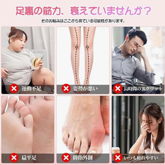 🥿【新品未使用】Foinaly ダイエットスリッパ 健康サンダル 足つぼ 姿勢矯正 室内用 レディース メンズ兼用 足裏マッサージ ヒップアップ むくみ対策の画像