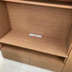 ニトリ　ハイタイプTVボード2点セット　※前面日焼けあり。の画像