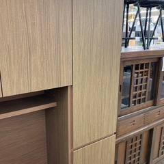 ニトリ　ハイタイプTVボード2点セット　※前面日焼けあり。の画像