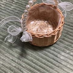 フラワーバスケット　ウエディング用の画像