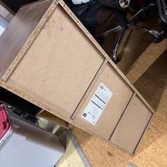 カラーボックス 木目調 ダークブラウンの画像