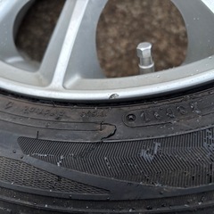 155/65R14 スタッドレスタイヤ アルミ付き 4本セット 軽自動車の画像