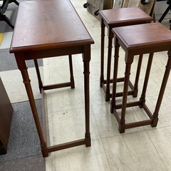 ビンテージ サイドテーブル ネストテーブル 3点セットの画像