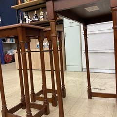 ビンテージ サイドテーブル ネストテーブル 3点セットの画像