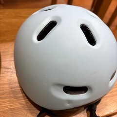 子ども用ヘルメット　水色の画像