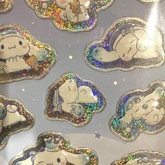 サンリオ ぷくっとシール 6枚セット ハローキティ シナモロール クロミ マイメロディ 他の画像