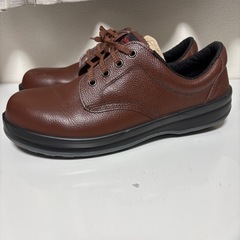 ★美品★Simon シモン　ブラウン高級安全靴 牛革　SS11茶　27.０EEEの画像