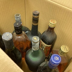 未開栓　古酒　9本　スコッチ　コニャック　等の画像