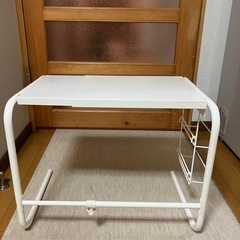 伸縮レンジラック　ラップホルダー付き　中古品(美品の画像