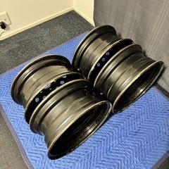 【中古】スチールホイール 15×6JJ 5H PCD114.3 +28 7kg φ11  4本　の画像