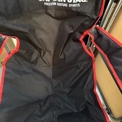 アウトドアチェア二つの画像