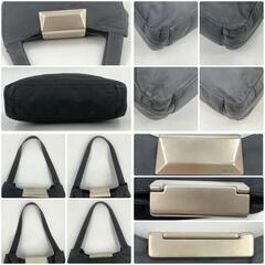 美品 PRADA プラダ セミショルダー ワンショルダー ハンドバッグ ホーボー ハーフムーン 肩掛け アーカイブ Y2K FW1997 90s メタリック ONE SHOULDER BAG ARCHIVE メンズ レディース ユニセックスの画像