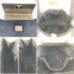 美品 PRADA プラダ セミショルダー ワンショルダー ハンドバッグ ホーボー ハーフムーン 肩掛け アーカイブ Y2K FW1997 90s メタリック ONE SHOULDER BAG ARCHIVE メンズ レディース ユニセックスの画像
