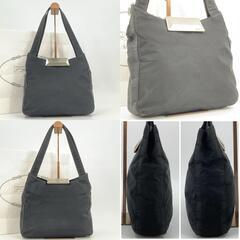 美品 PRADA プラダ セミショルダー ワンショルダー ハンドバッグ ホーボー ハーフムーン 肩掛け アーカイブ Y2K FW1997 90s メタリック ONE SHOULDER BAG ARCHIVE メンズ レディース ユニセックスの画像