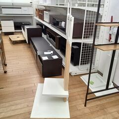 ★リユースのサカイつくば店★TK7786  TVスタンド ホワイト H139×D51×W76 クリーニング済みの画像