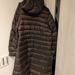 【未使用】UNIQLOウルトラライトダウンロング ダークブラウン 3XLの画像