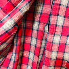 FOREVER21 メンズ 長袖 シャツ 赤 レッド Sの画像