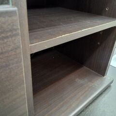 リユースのサカイ栃木店★ジモティ割あり★  TV台 ダークブラウン W79×D54×H38 クリーニング済み TC12078の画像