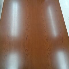 リユースのサカイ栃木店★ジモティ割あり★ 天童大工 ローテーブル ブラウン W150×D90×H33.5 クリーニング済み TC12080の画像