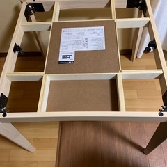 ニトリ　テーブルこたつの画像