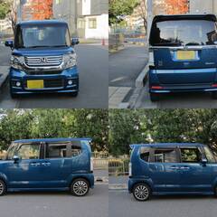 車検２年付き　ホンダ　Ｎ－ＢＯＸカスタム　上級ターボ　大型ハイトワゴン　パワスラ　パワフル　低燃費　綺麗　地デジTV　Bカメラの画像