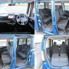 車検２年付き　ホンダ　Ｎ－ＢＯＸカスタム　上級ターボ　大型ハイトワゴン　パワスラ　パワフル　低燃費　綺麗　地デジTV　Bカメラの画像