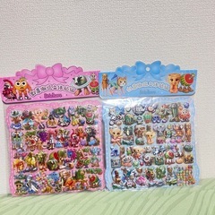 ラブブシールぷくぷくシール3Dシールステッカー立体シール2枚入り*4セットの画像