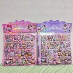 ラブブシールぷくぷくシール3Dシールステッカー立体シール2枚入り*4セットの画像