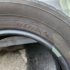 １本のみ175/70R14（YOKOHAMA　ECOS　ES31）２０１９年製造の画像