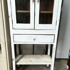 ◆アンティーク シャビー ケビント 木製 フレンチ カントリー コレクション収納 ヴィンテージ◆の画像