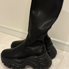 スニーカーソールロングブーツ　ORiental TRaffic24.5cmの画像