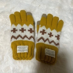 レディース。帽子と手袋の画像