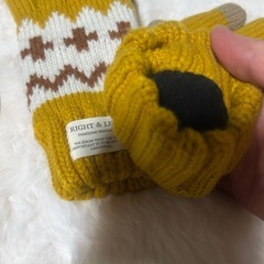 レディース。帽子と手袋の画像