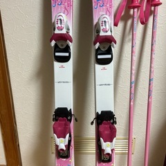 スキー126センチストック90センチ
のセットの画像